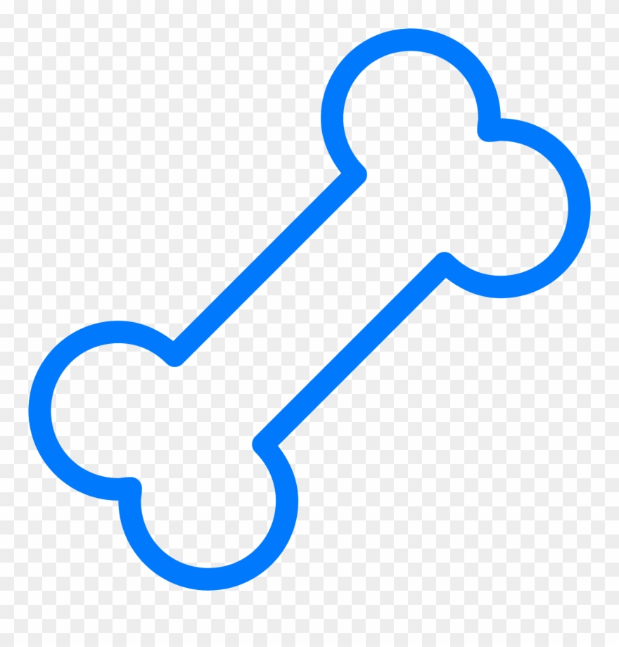 Transparent Bone Clip Art Clipart Freeuse Download - Dog Bone Png