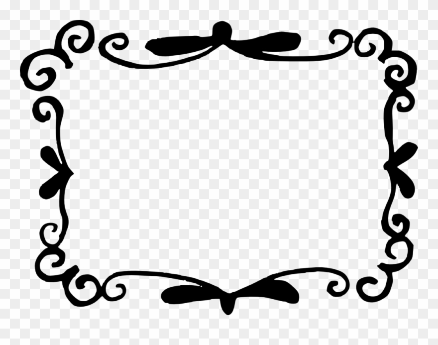 Cute Clipart Label - Vector Frame Frames Png Transparent Png