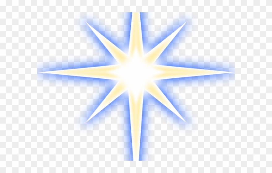 Glow Clipart Star Nativity - Christmas Star Clipart - Png Download