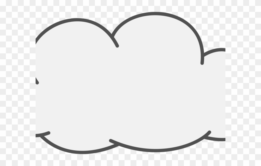 Drawn Cloud Transparent - Clip Art - Png Download