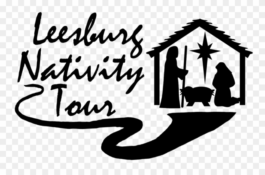 Leesburg Nativity - Vinyldisorder Lord Manger Silent Night Christmas Holiday Clipart