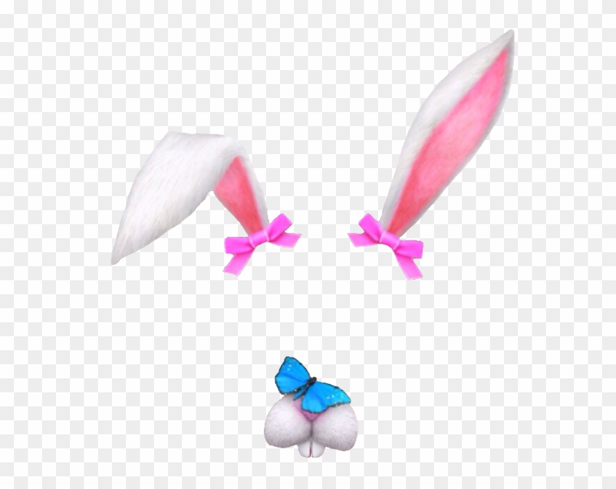 Snapchat - Rabbit Snapchat Filter Transparent Clipart