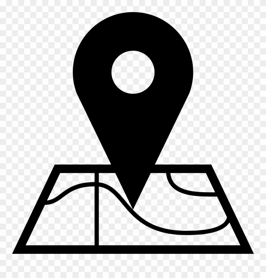 Place Clipart Black And White - Select Location Icon - Png Download