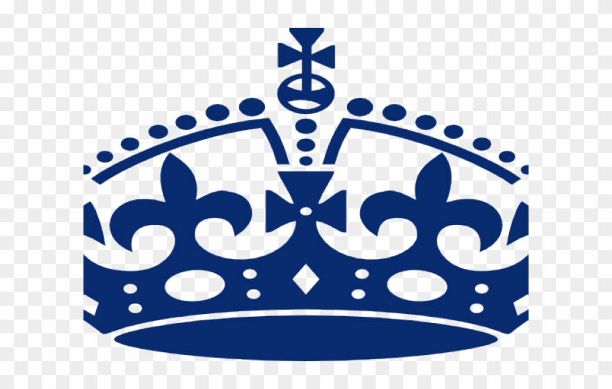 Crown Royal Clipart Navy Blue - Transparent Keep Calm Crown - Png Download