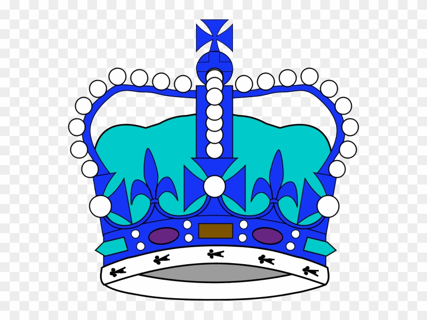 Blur Clipart Royal Crown - Blue - Png Download