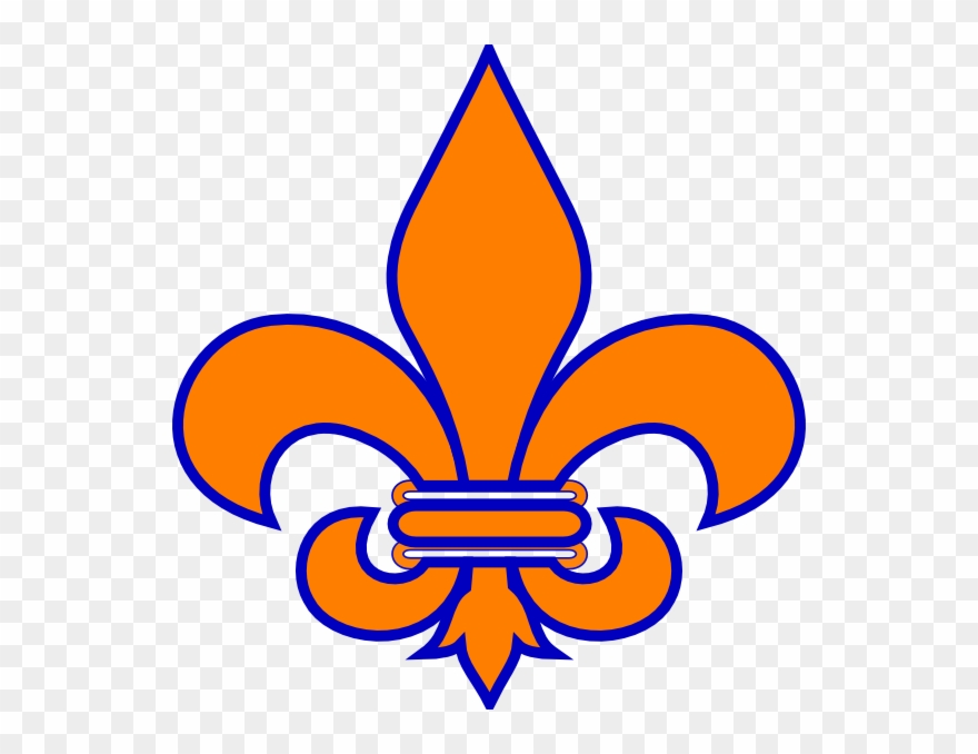 Royal Blue Fleur De Lis Svg Clip Arts 570 X 598 Px - Png Download