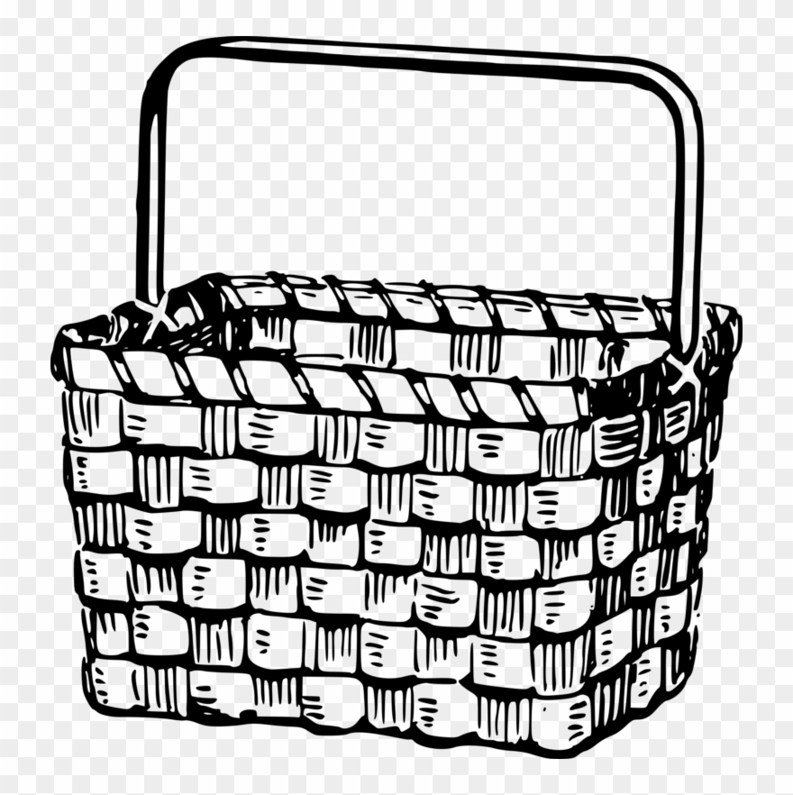 Hot Air Balloon Basket Drawing Clipart