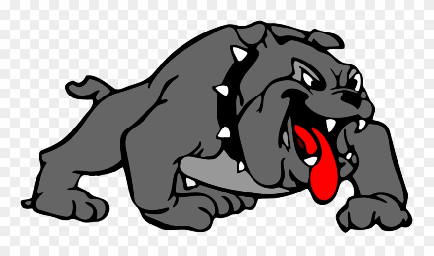 High School Bulldog Logo Clipart