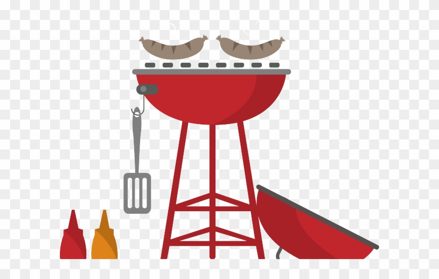 Hot Dog Clipart Red Bbq - Png Download