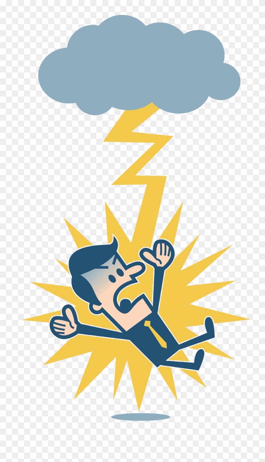 Lightning Electrical Injury Clip Art Dangerous Weather - Lightning - Png Download