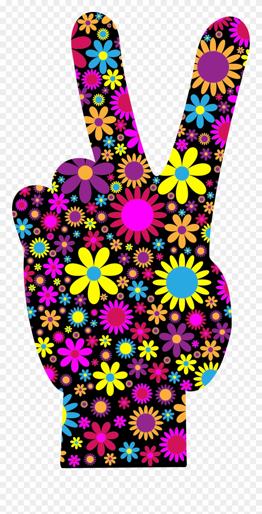 Big Image - Transparent Peace Sign Png Clipart