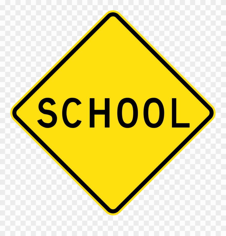 Australia Road Sign W6 - Australia Road Signs Yellow Clipart