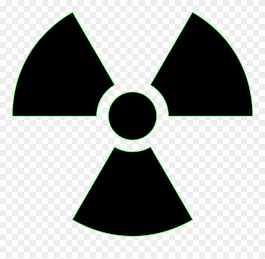 Radiation Warning Symbol - Radiation Symbol Clipart