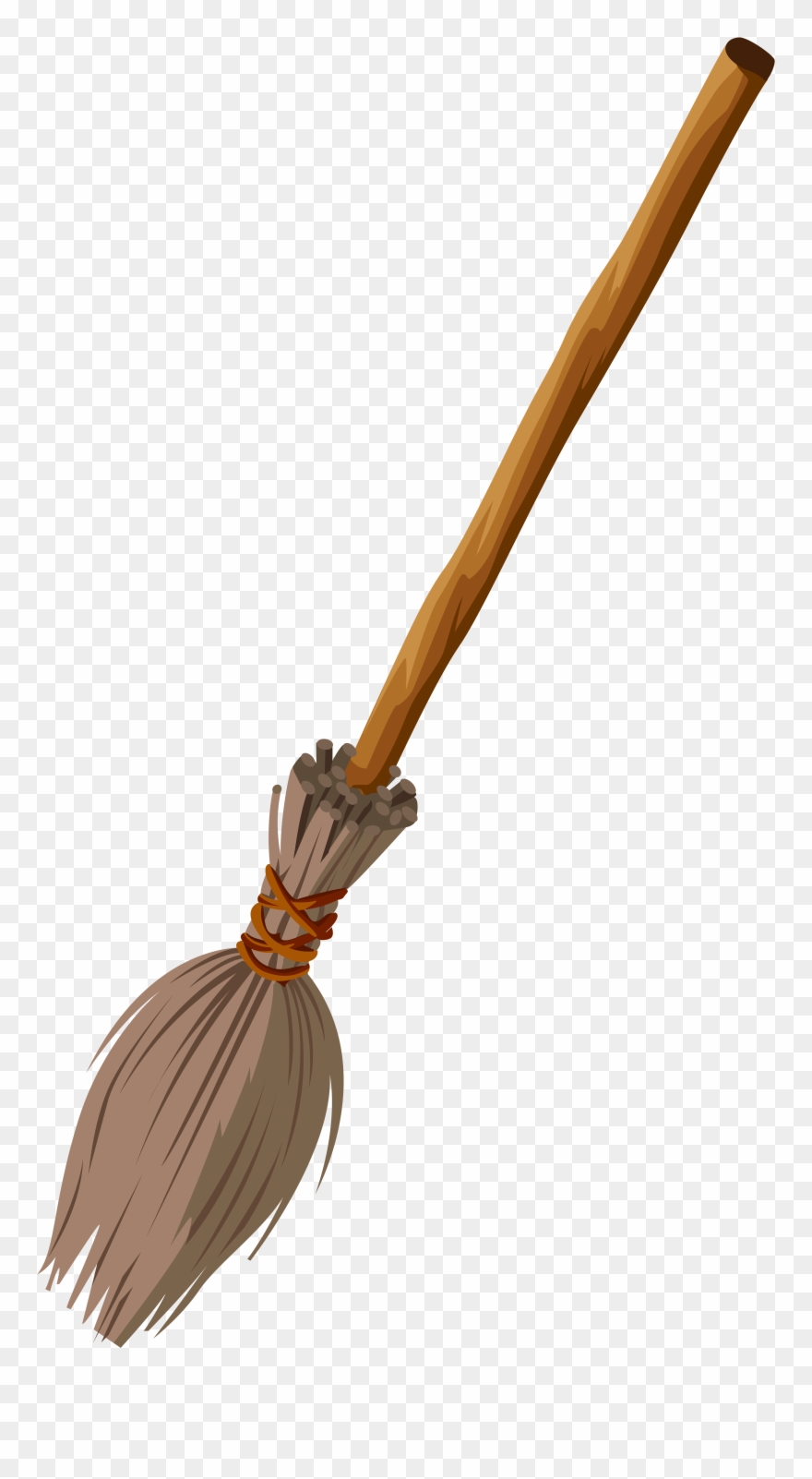 Witch Broom Transparent Clip Art Png Image - Witches Brush Clipart