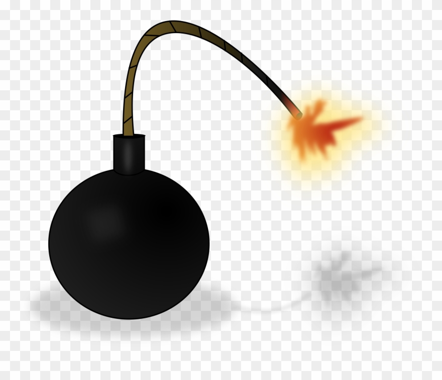 Bomb, Fuse, Explosive, Danger, Dangerous, Explode Clipart