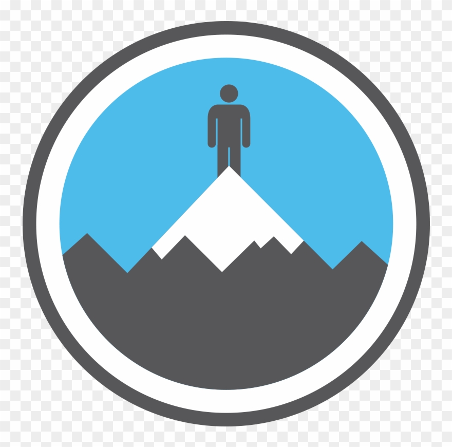 Exactly - Climb The Mountain Icon Clipart