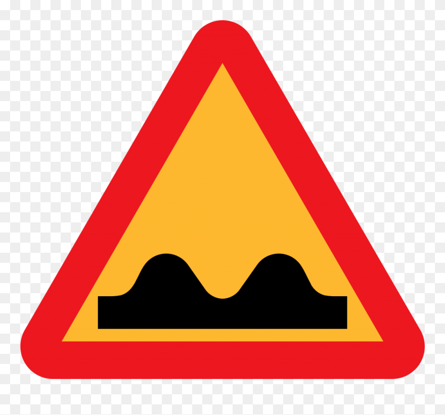 Clipart Info - Speed Breaker Sign Board - Png Download