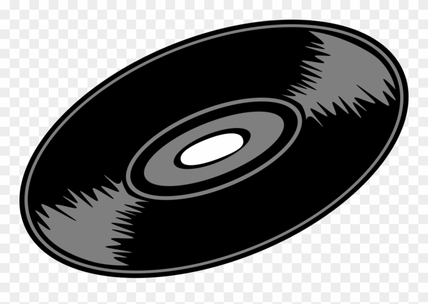 Phonograph Record Lp Record Album Cover Drawing - Music Record Clip Art - Png Download
