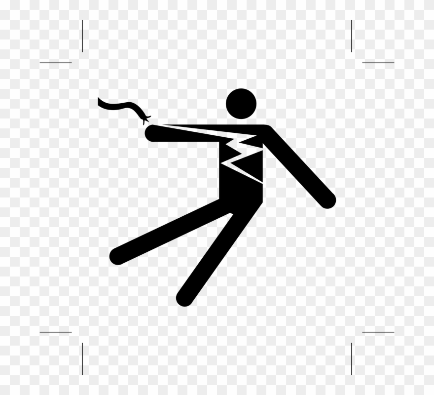 Danger Clipart Electricity - Mysafetysign Electrical Hazard Do Not Touch With Graphic - Png Download