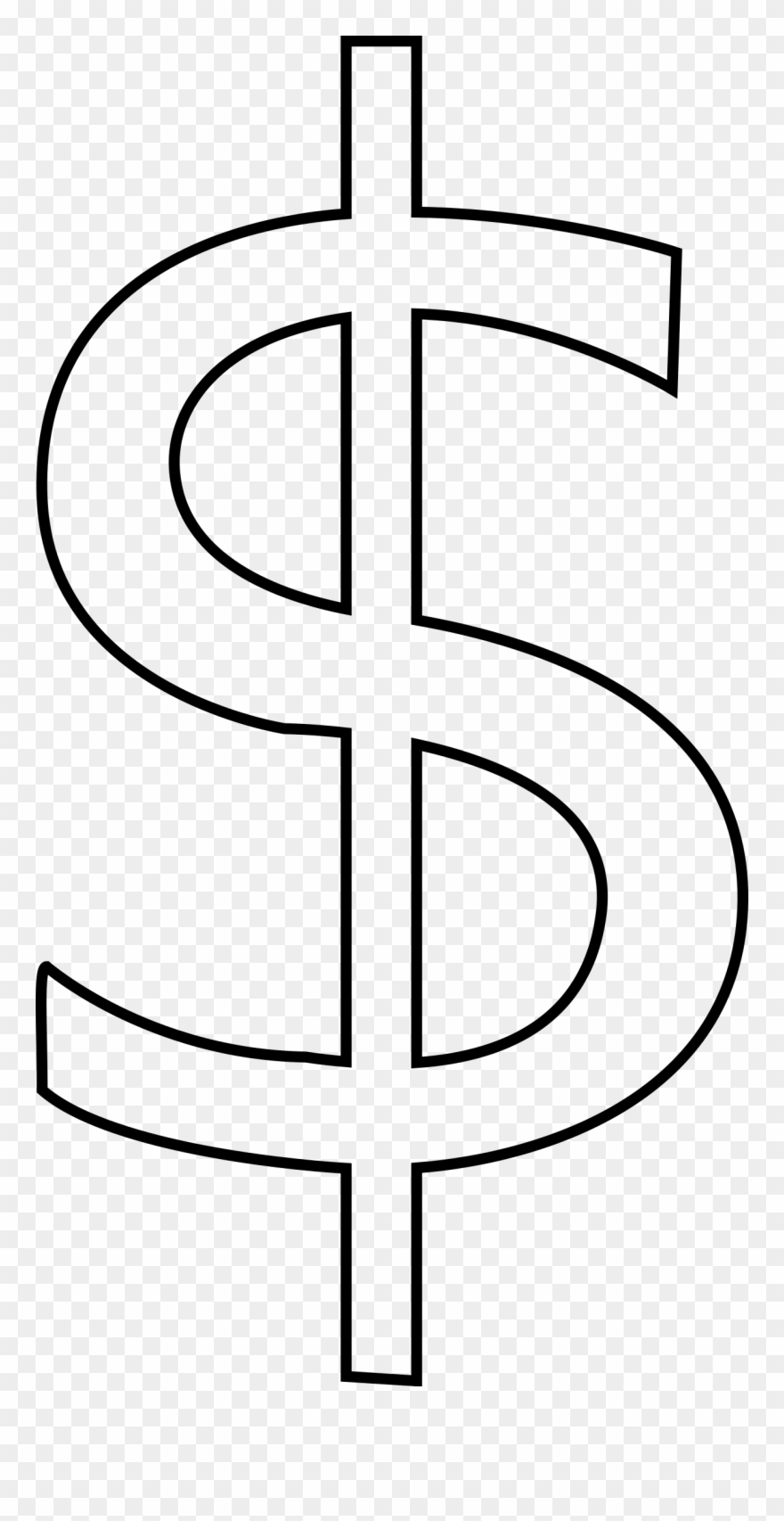 Dollar Symbol Clipart - Png Download