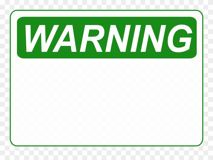 Warning Sign Computer Icons Logo Brand - Blank Warning Signs Clipart