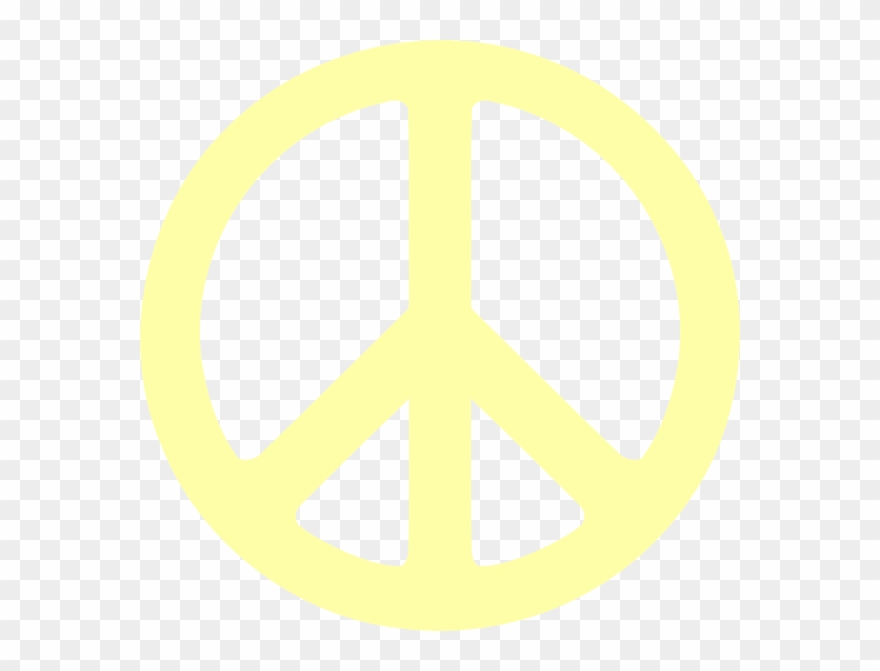 Free Clip Art Peace Sign Clipart - Orange And Black Peace Sign - Png Download