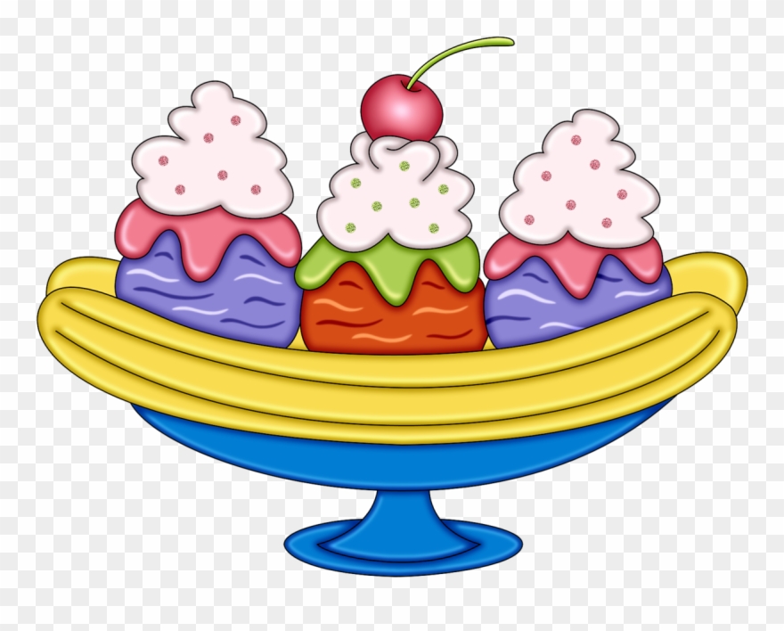 Ch - B *✿* - Transparent Banana Split Clipart - Png Download