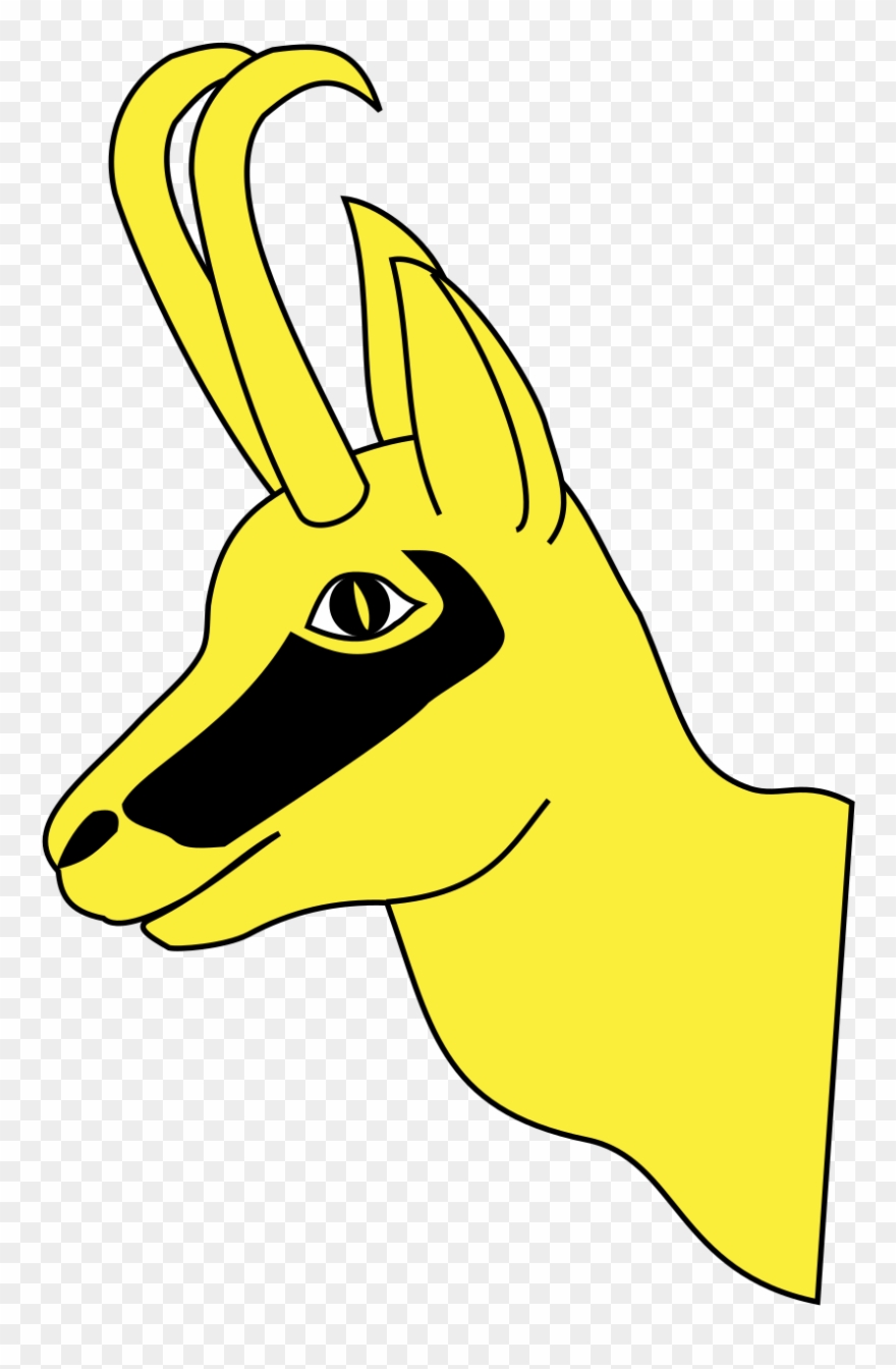 Open - Tete De Chamois Dessin Clipart