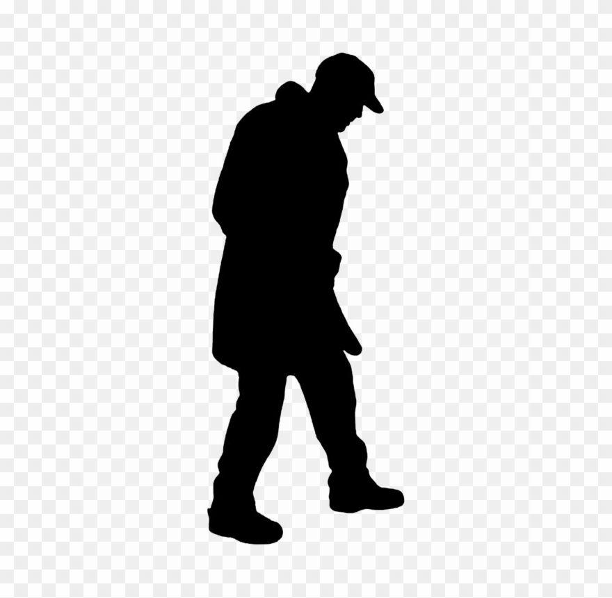 Download Man Silhouette Png Clipart Clip Art Silhouette - Person Walking Silhouette Png Transparent Png
