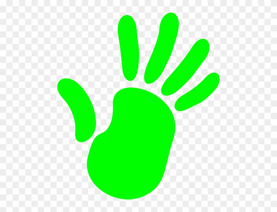 Green Hand Clipart