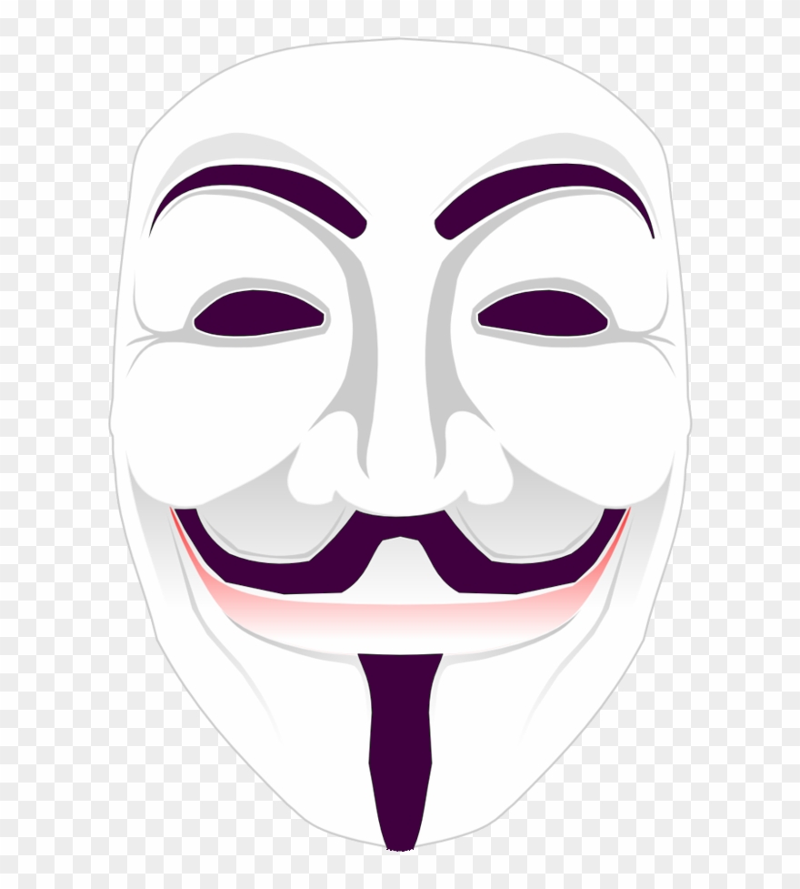 Anonymous Mask Transparent Thewealthbuilding - Guy Fawkes Mask Anonymous Mask Png Clipart