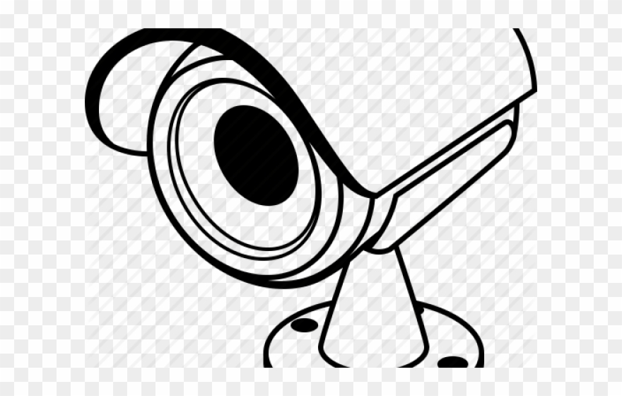 Camera Clipart Cc Tv - Cctv Camera Png Vector Transparent Png