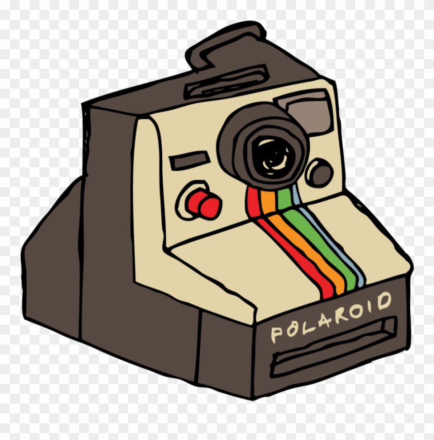 Camera Clipart Polaroid Camera - Transparent Polaroid Camera Clipart - Png Download
