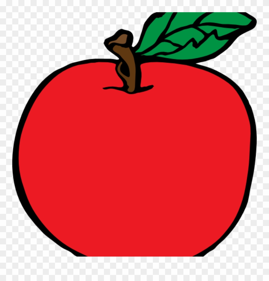 Apple Clip Art Free Vector 4vector Birthday - Apple Free Clipart - Png Download