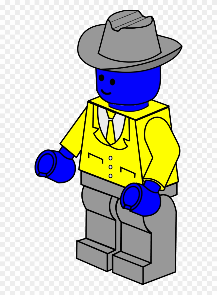 Business Man Lego - Lego Men Coloring Pages Clipart