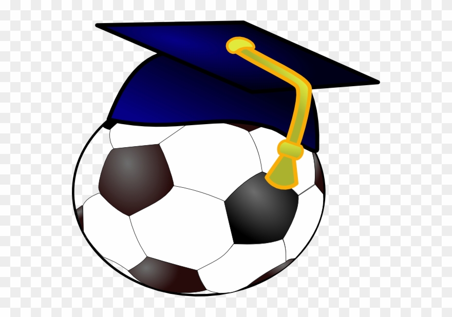 Graduation Clipart Soccer - Custom Soccer Ball Throw Blanket - Png Download
