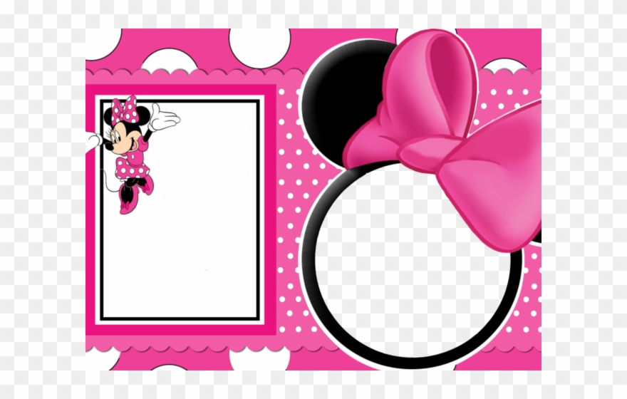 Minnie Mouse Clipart Pink Ribbon - Png Download