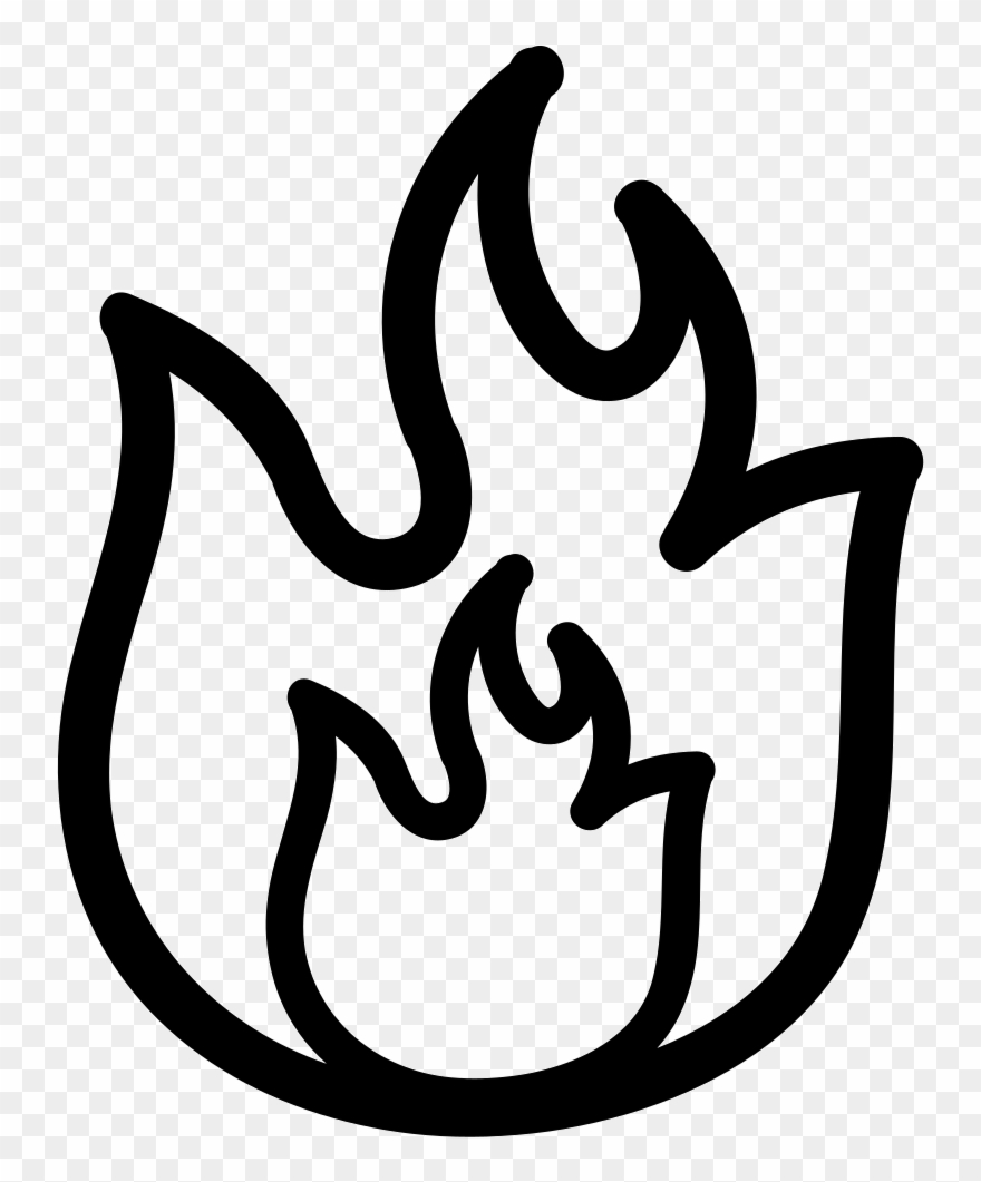 Drawn Flame Flam Clipart