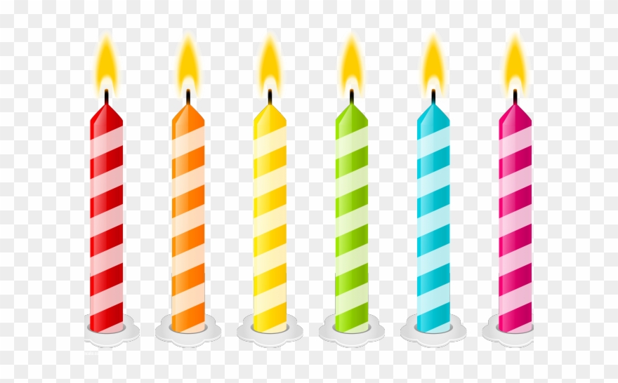 Candles Clipart Candle Flame - Png Download