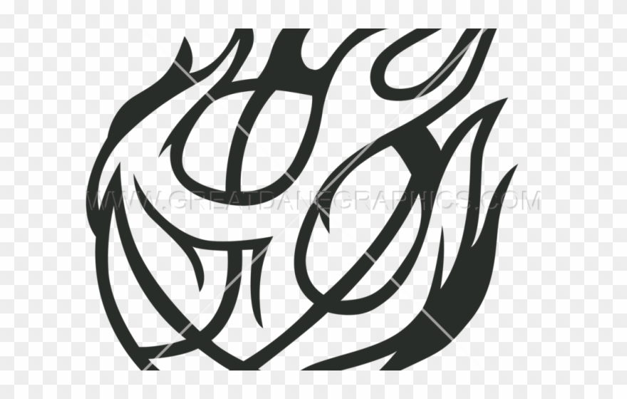 Flame Clipart Basketball - Png Download