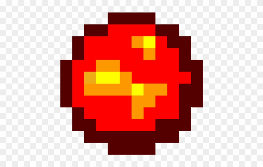 Fireball Clipart 8 Bit - Png Download