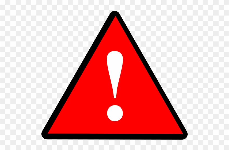 Black Red White Warning 1 Clip Art At Clker Com Vector - Png Download