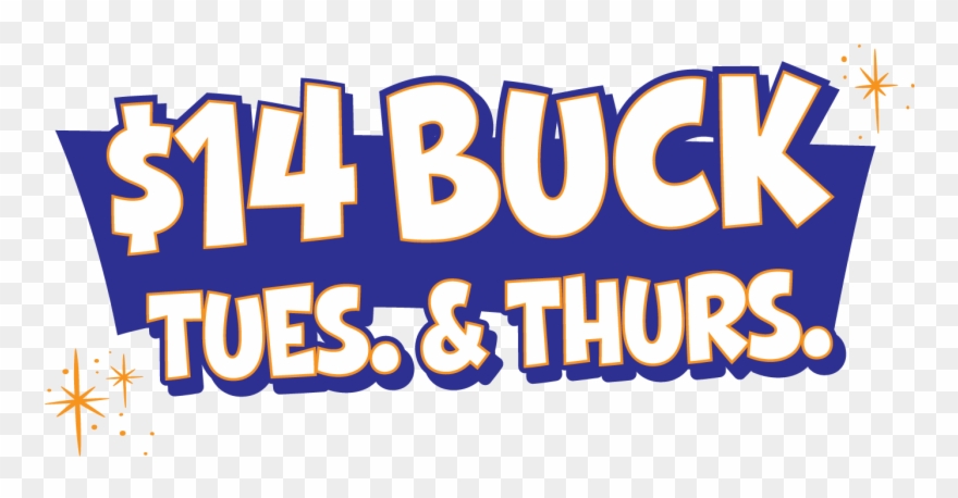 12 Buck Tuesdays And Thursdays Clipart