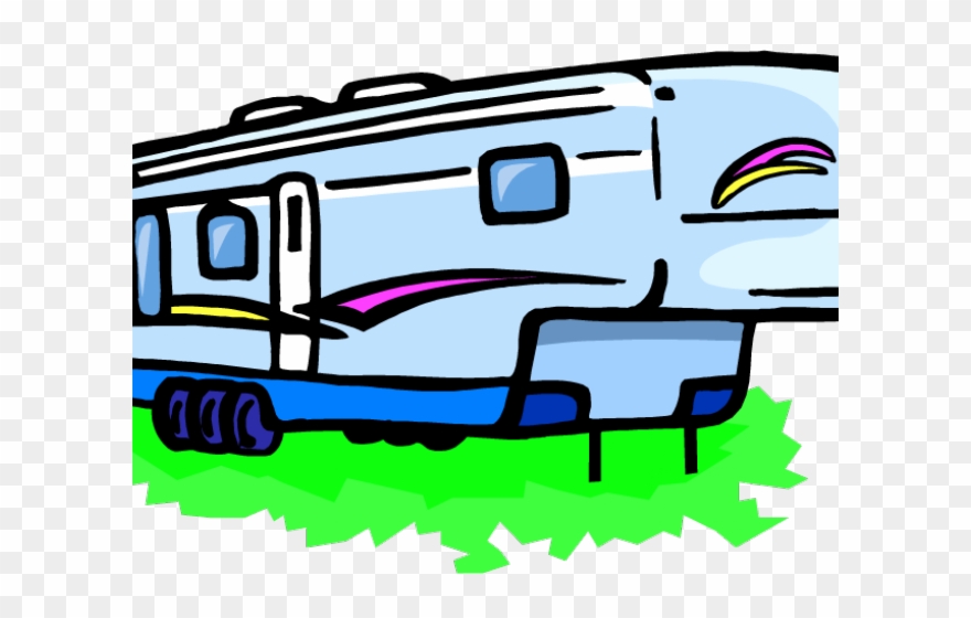 Camper Clipart Vacation Rv - Png Download