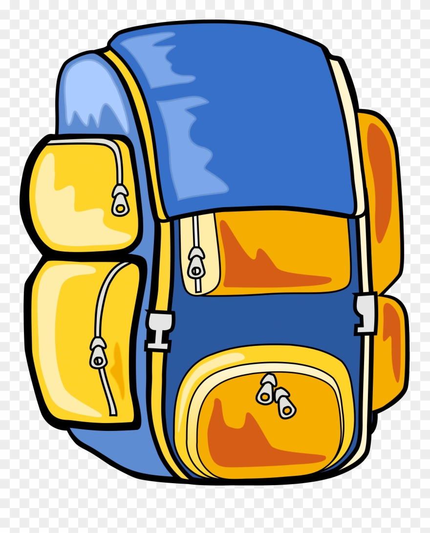 Hiking Backpack Clipart - Png Download