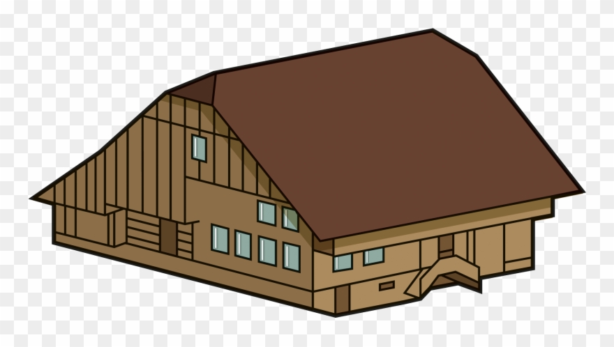 Hut Clipart Farmhouse - Png Download
