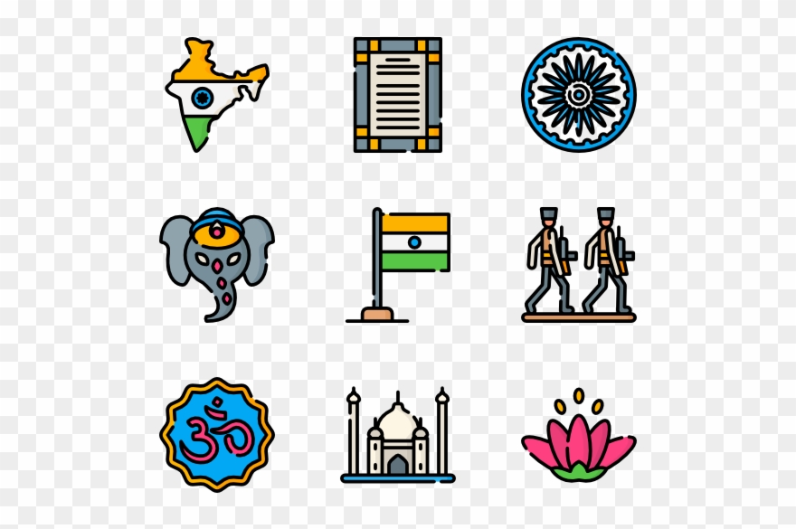 Icons Free Republic Day Clipart