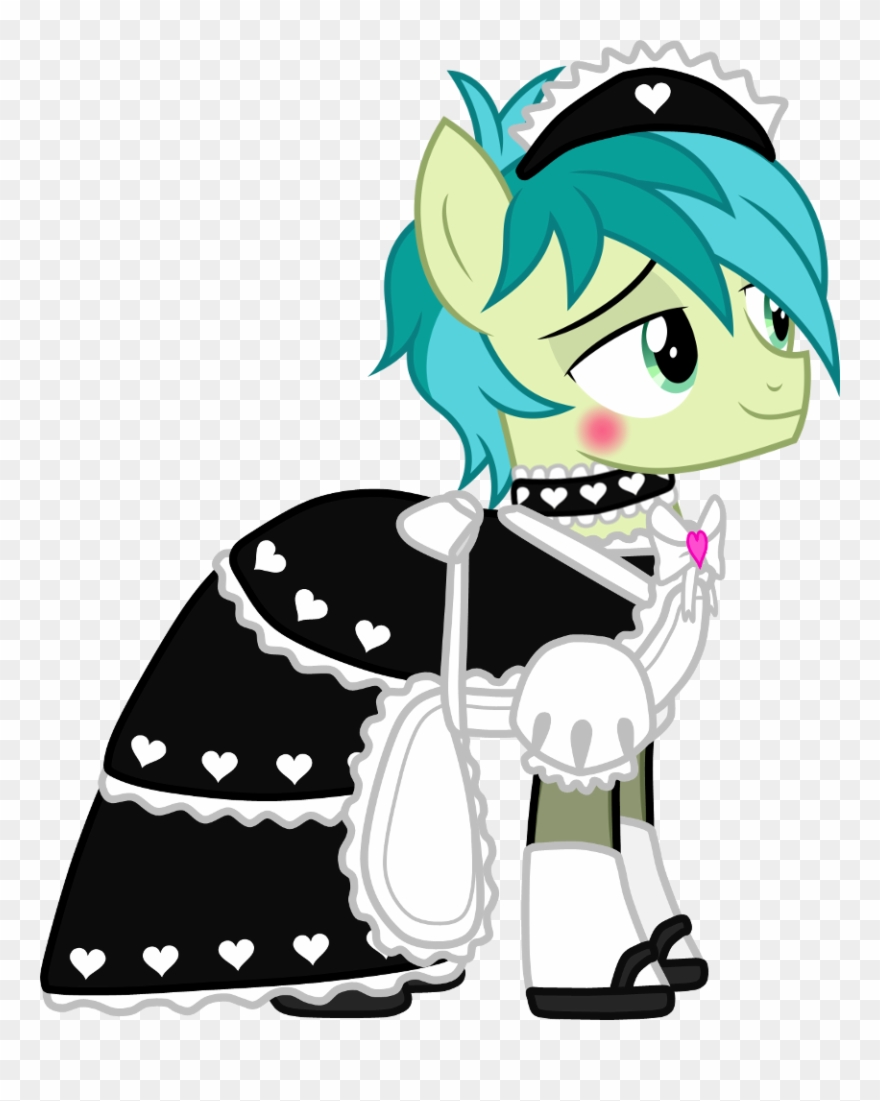 1000 Hours In Gimp, Apron, Blushing, Bow, Choker, Clothes, Clipart