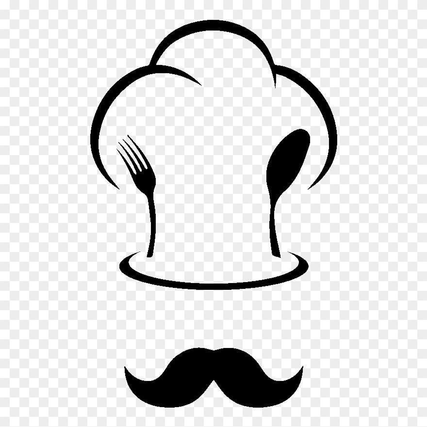 Sticker Toque De Chef Et Moustache Clipart