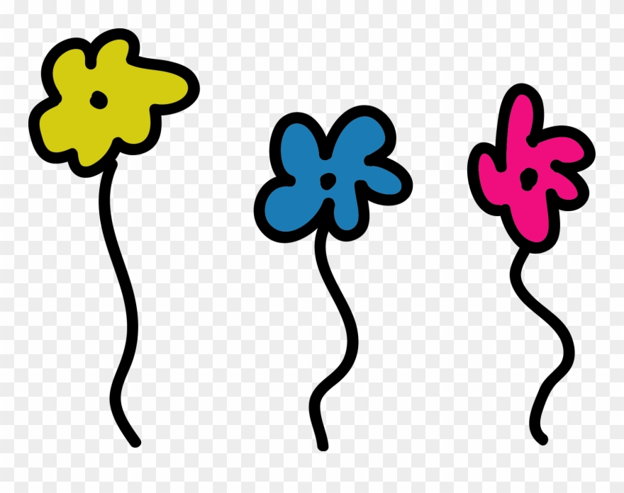 3 Daisy Drawing Style Png Clipart Transparent Png